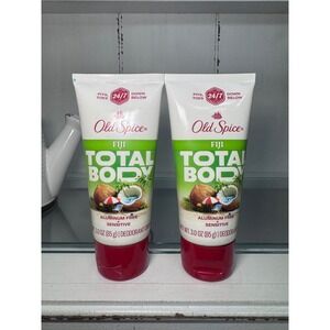 Old Spice Fiji Total Body Deodorant Cream Aluminum Free Sensitive 3oz 2 Pack